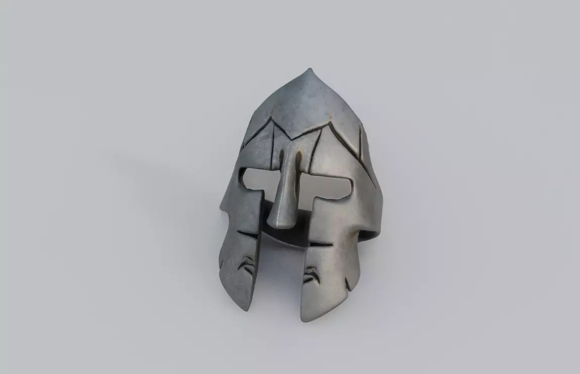 Gladiator Ring Low-poly 3D model_0