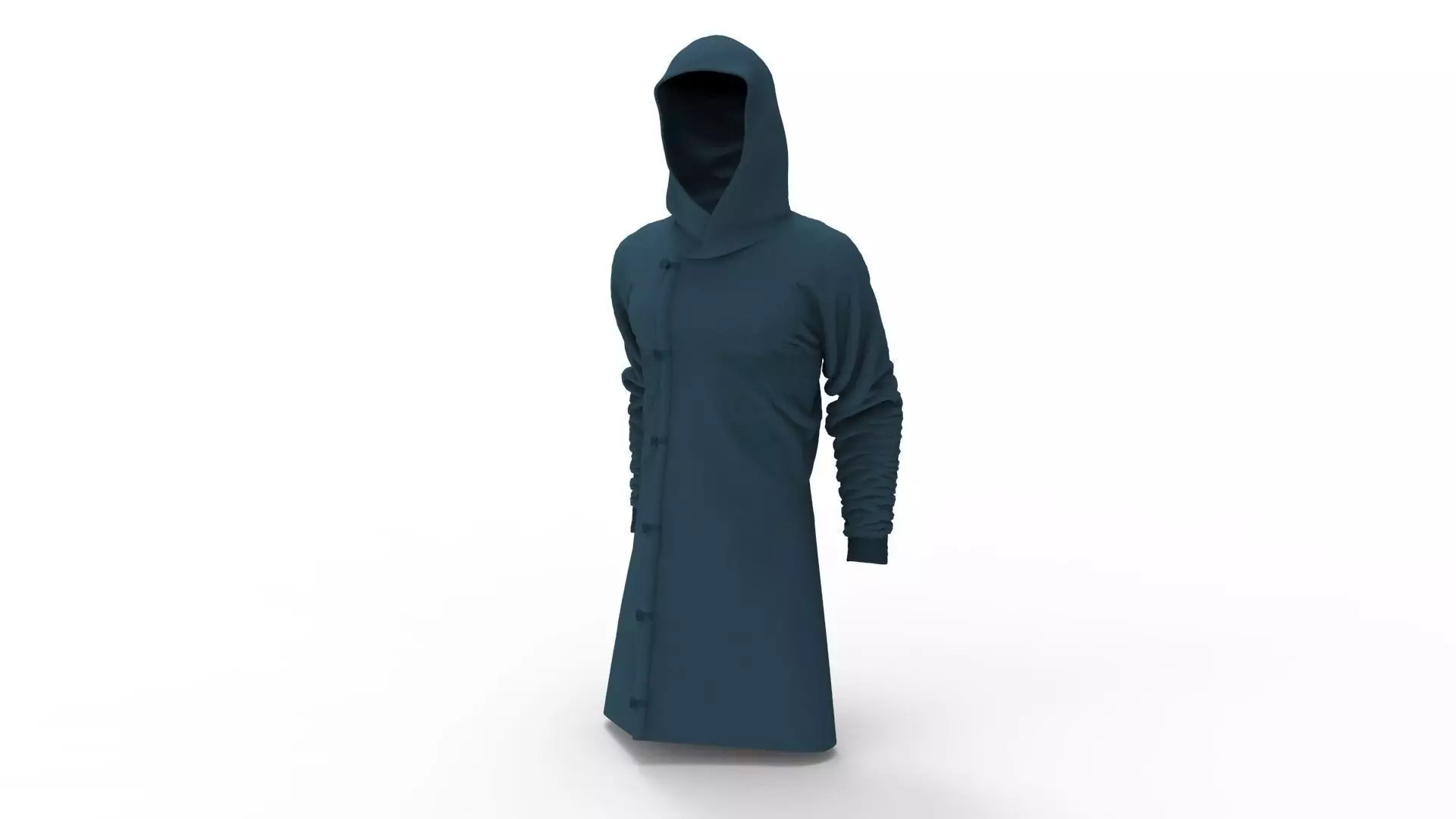 Realistic Cyberpunk Cardigan - Low Poly Low-poly 3D model_0
