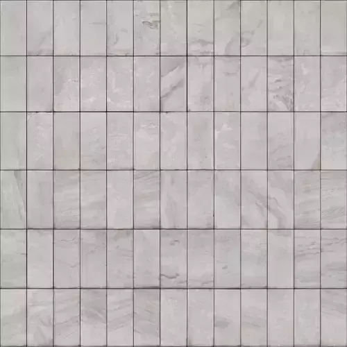 Polished Grey Marble Tile PBR Texture 