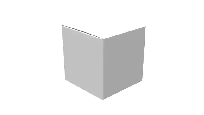 Gift paper box 3D model
