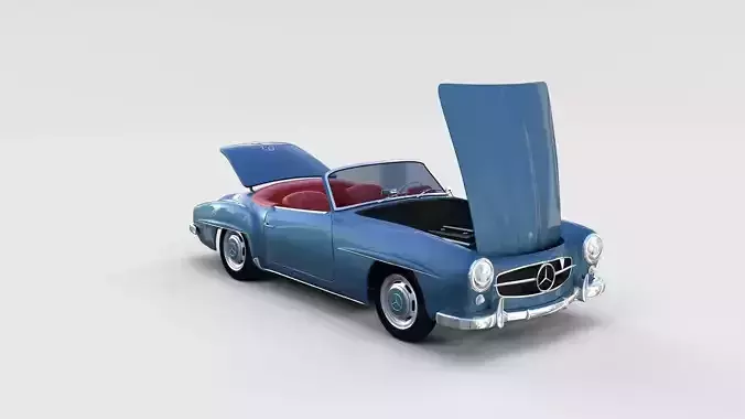 Full w interior Mercedes 190SL rev