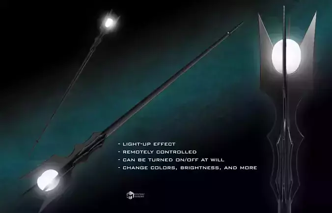Saruman light up Staff