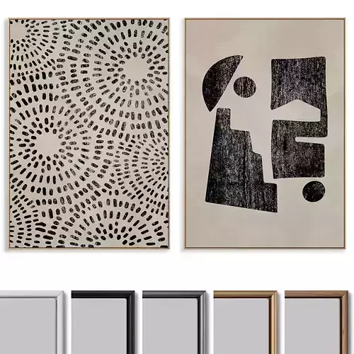 Abstract Painting Frame set