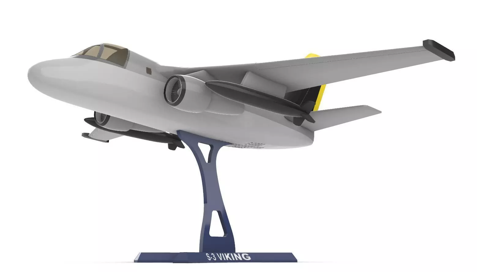 S-3 Viking  3D print model_1
