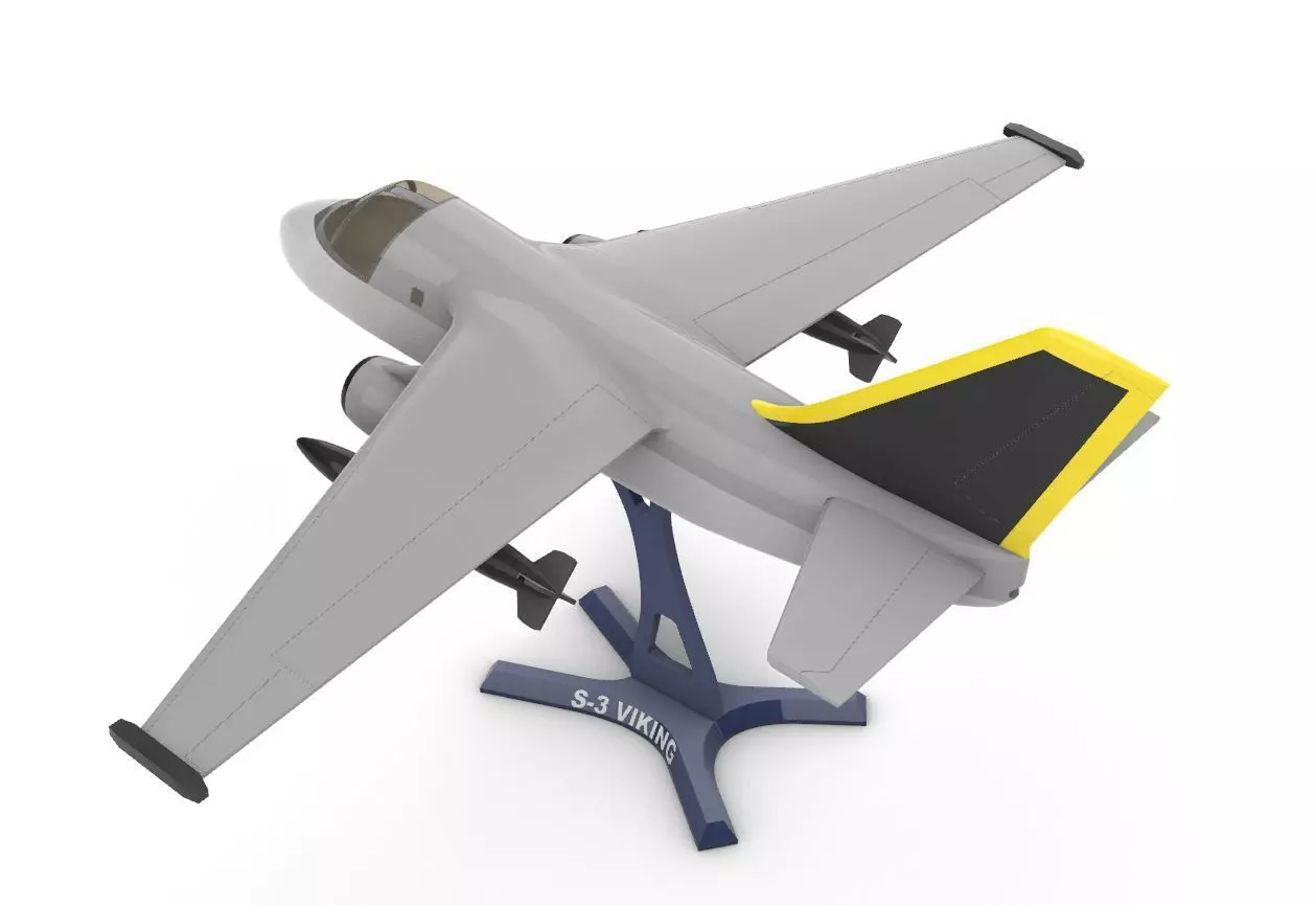S-3 Viking  3D print model_5
