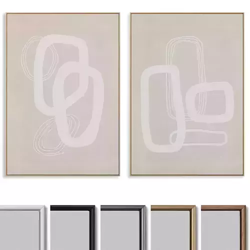 Abstract Painting Frame set