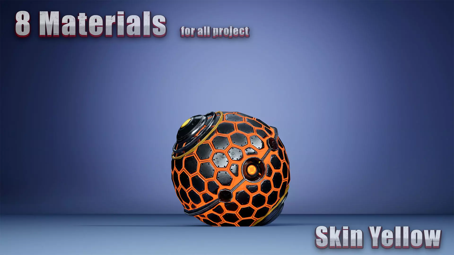 Sci-fi Drone 02 Low-poly 3D model_6