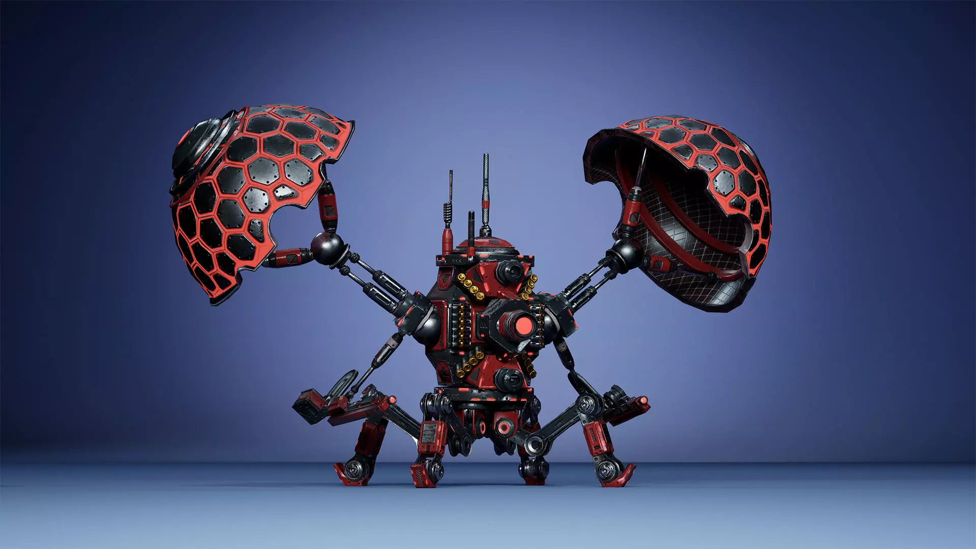 Sci-fi Drone 02 Low-poly 3D model_19