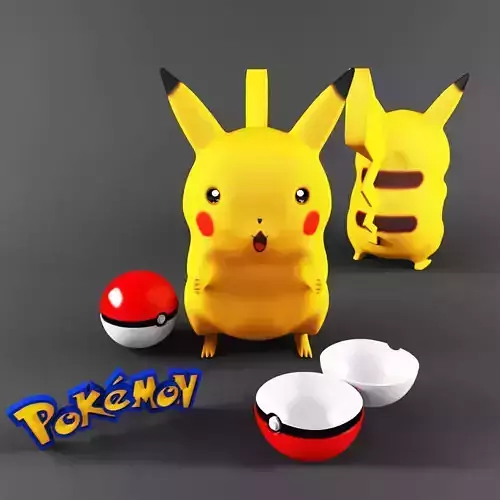 Pikachu Pokemon Ball