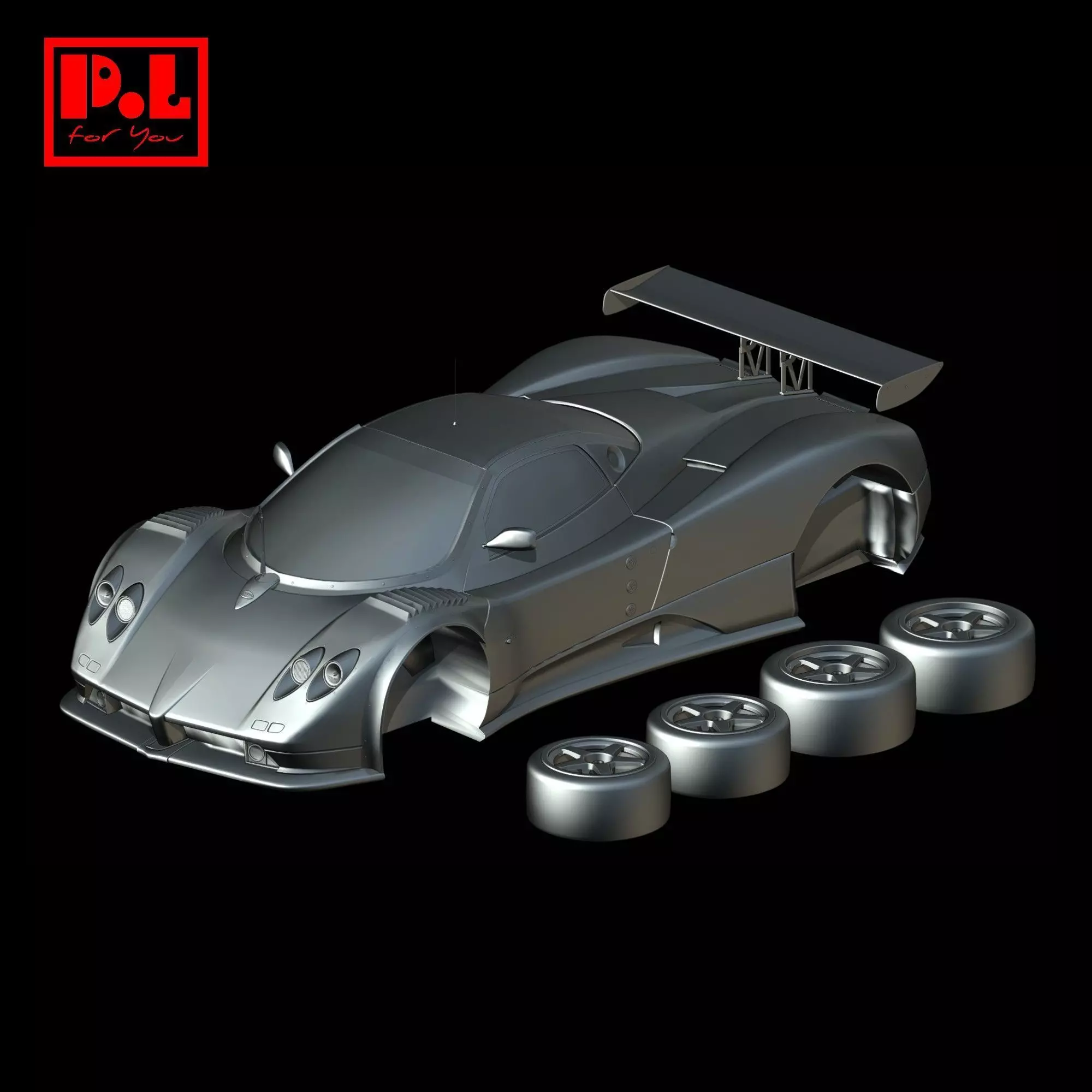 Pagani Zonda GR 2003 3D print model_0