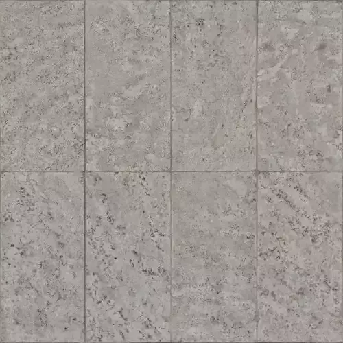 Cool Grey Granite Tile PBR Texture