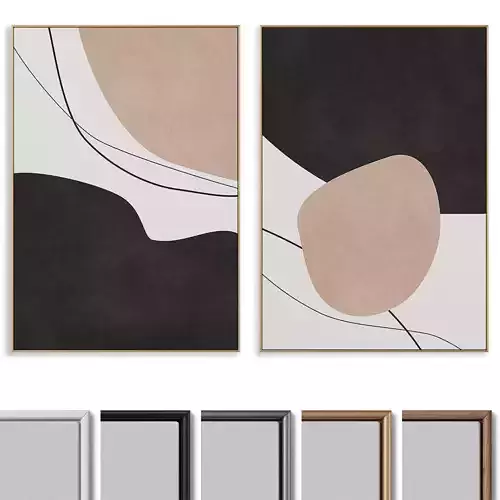 Abstract Painting Frame set