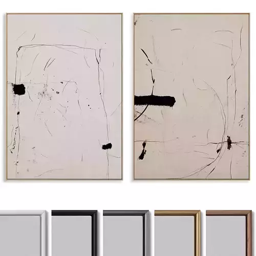 Abstract Painting Frame set