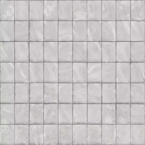  Light Grey Marble Square Tile PBR Texture