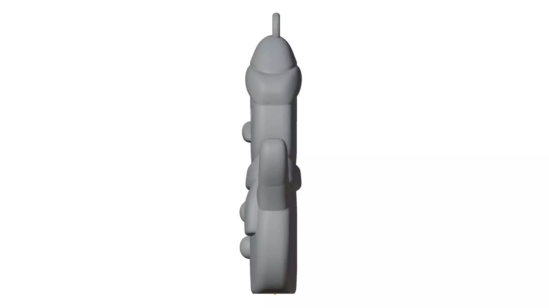 Snow Man Hanging Christmas Tree Ornament 3D Print Ready 3D print model_2