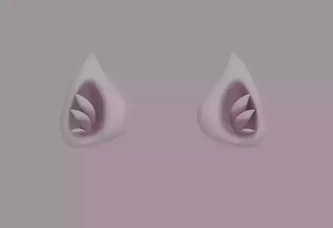 Cat Ears Low-poly 3D model
