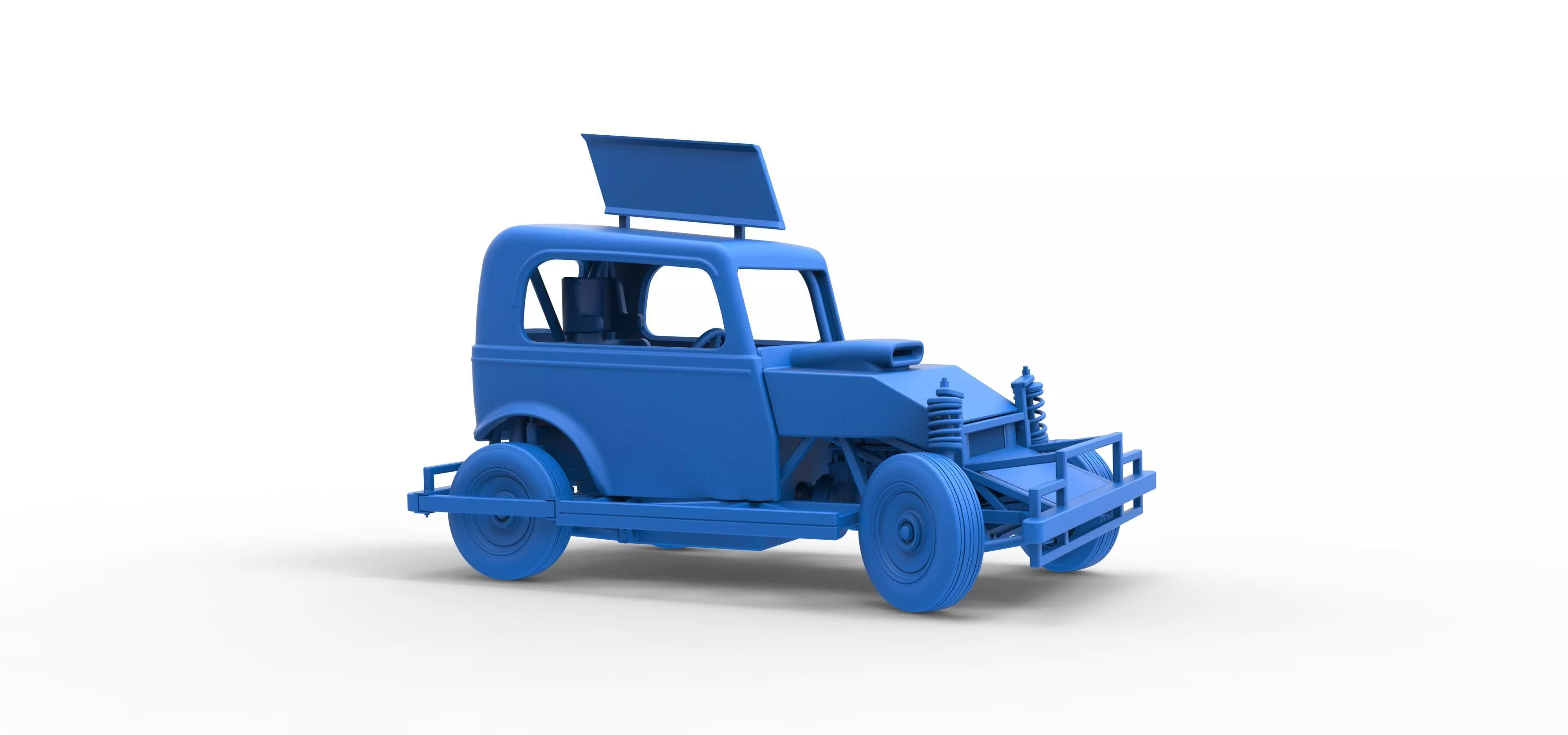 New Zealand Ministock car while turning Scale 1 to 25 3D print model_52