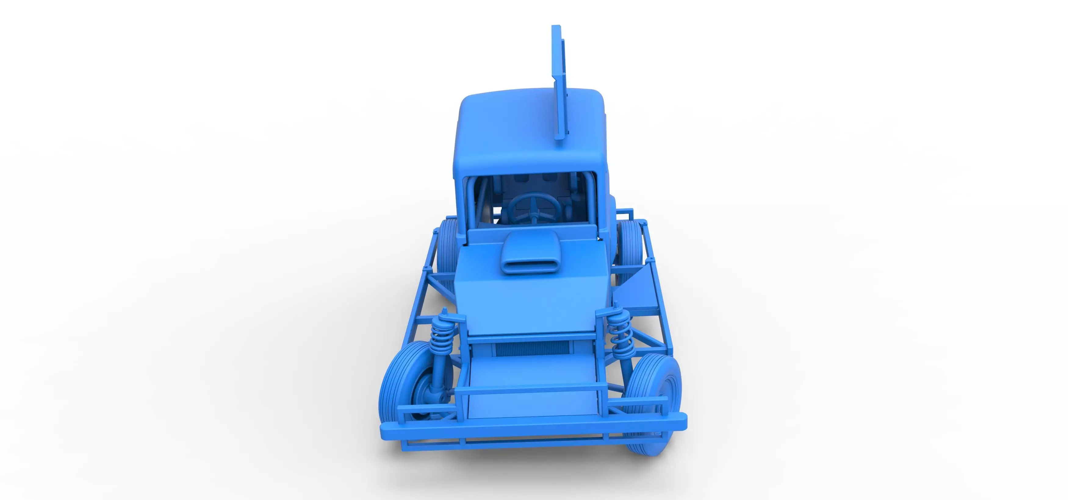 New Zealand Ministock car while turning Scale 1 to 25 3D print model_35