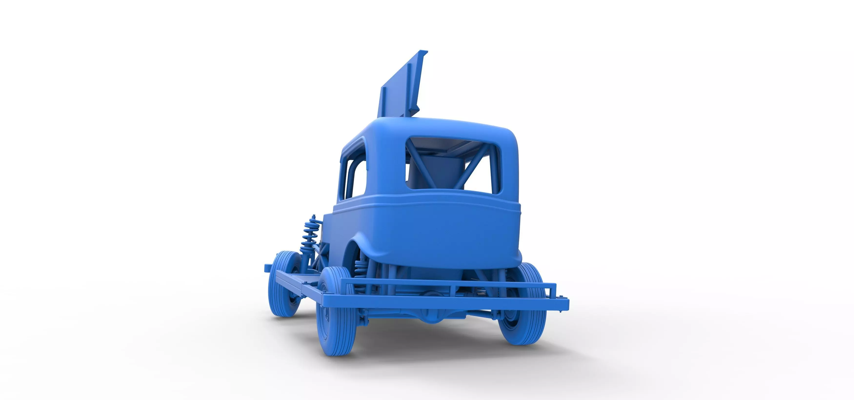 New Zealand Ministock car while turning Scale 1 to 25 3D print model_42