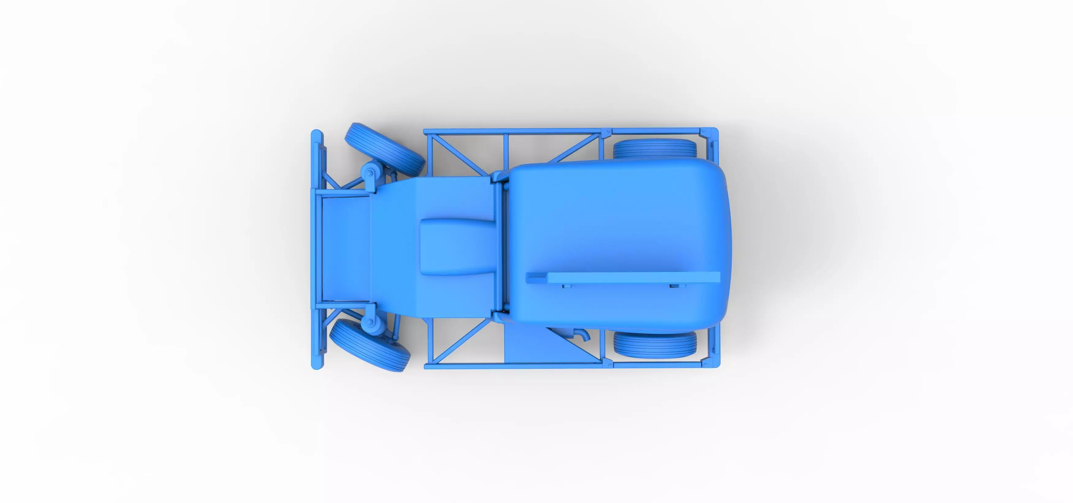 New Zealand Ministock car while turning Scale 1 to 25 3D print model_38