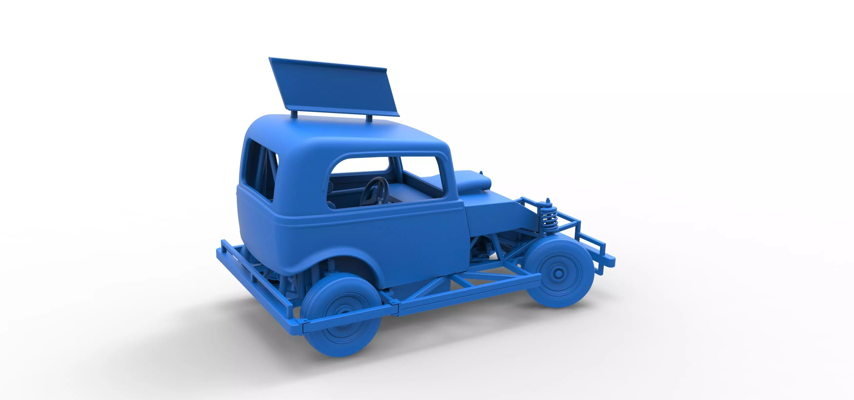 New Zealand Ministock car while turning Scale 1 to 25 3D print model_47