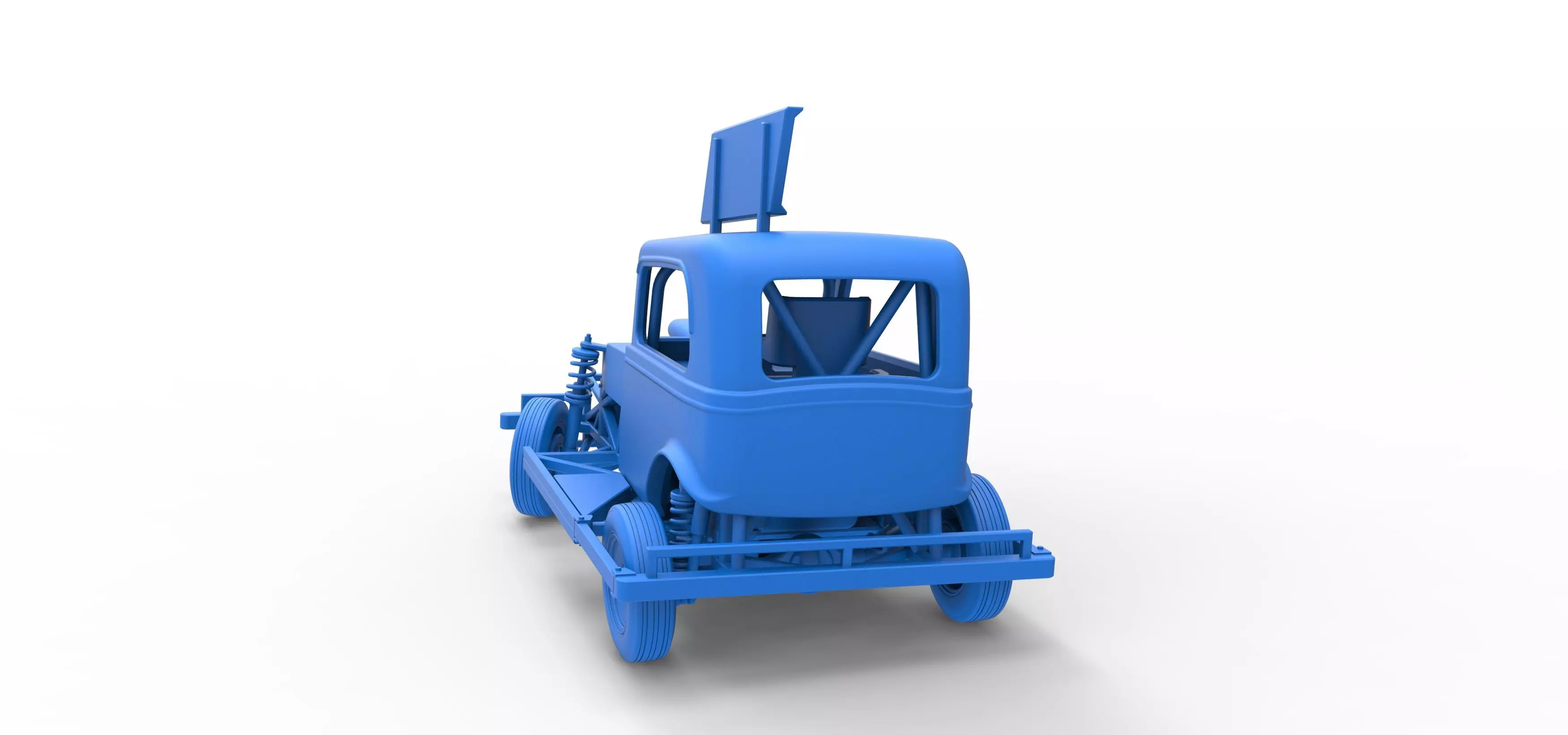 New Zealand Ministock car while turning Scale 1 to 25 3D print model_41