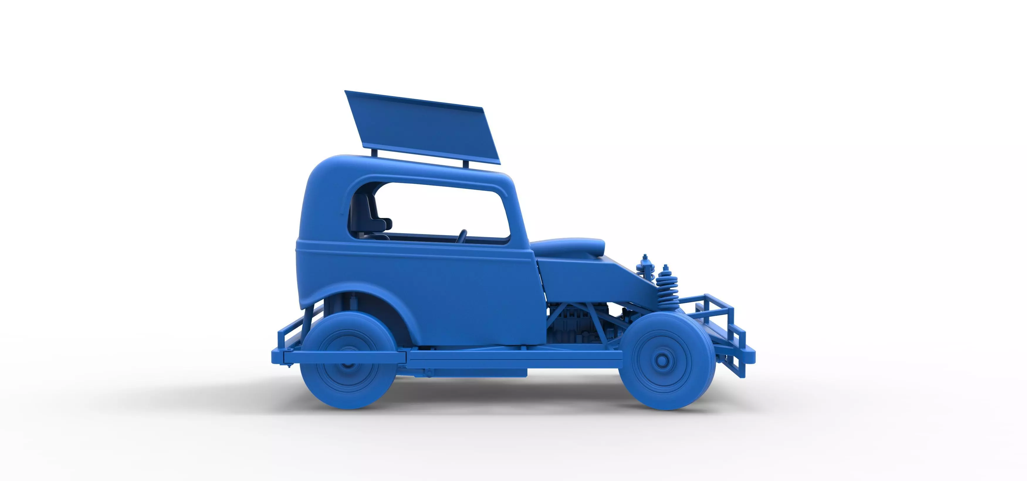 New Zealand Ministock car while turning Scale 1 to 25 3D print model_49