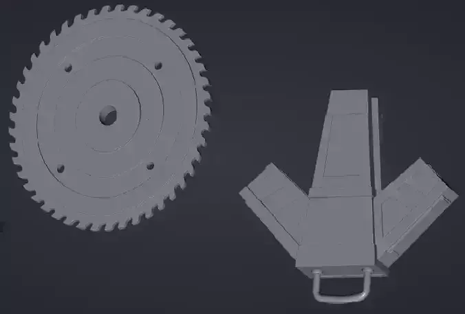 Sakmamoto day-osaragi buzz saw Cosplay props