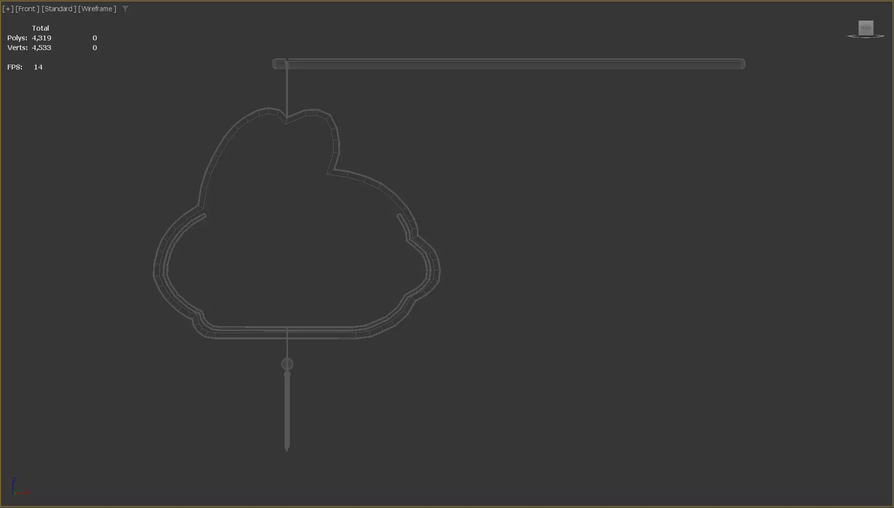 Low-Poly Mid-Autumn Rabbit Lantern Low-poly 3D model_13