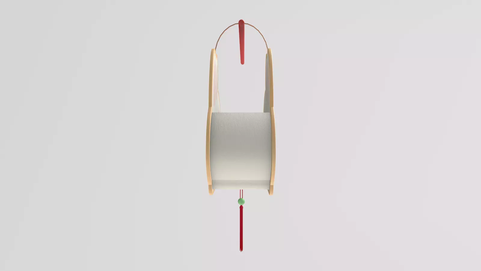 Low-Poly Mid-Autumn Rabbit Lantern Low-poly 3D model_9