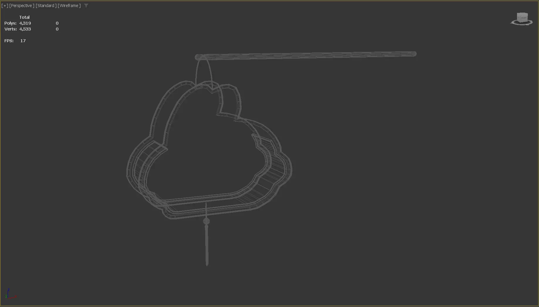 Low-Poly Mid-Autumn Rabbit Lantern Low-poly 3D model_15