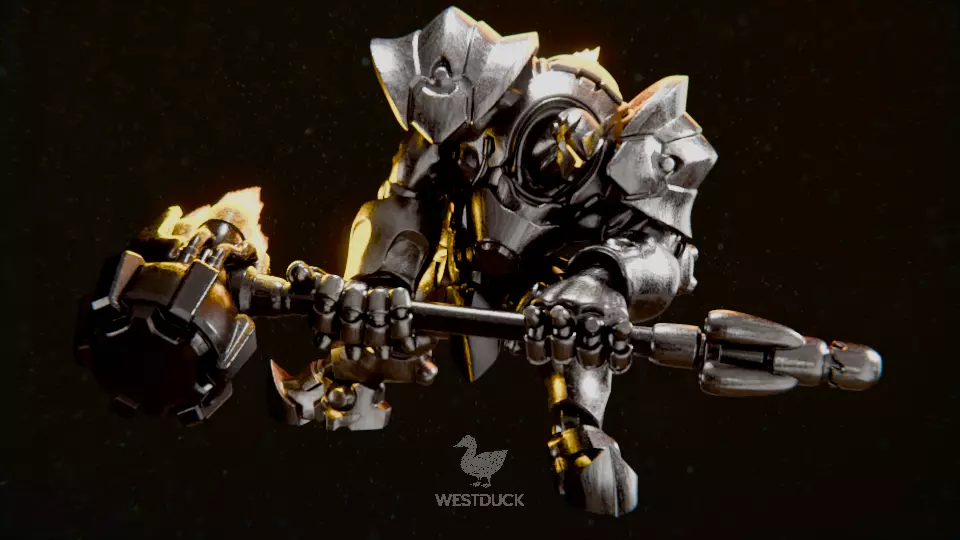 Overwatch - Reinhardt 3D print model_0