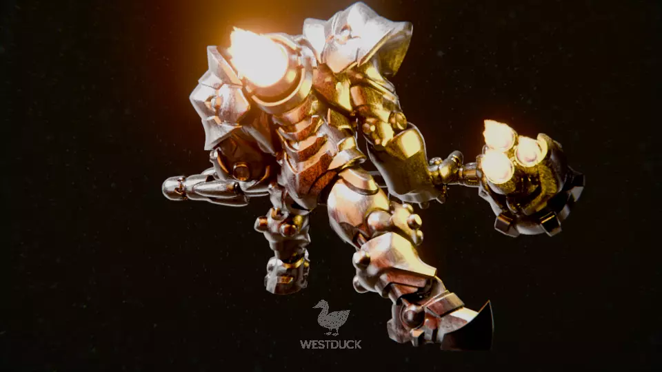 Overwatch - Reinhardt 3D print model_3