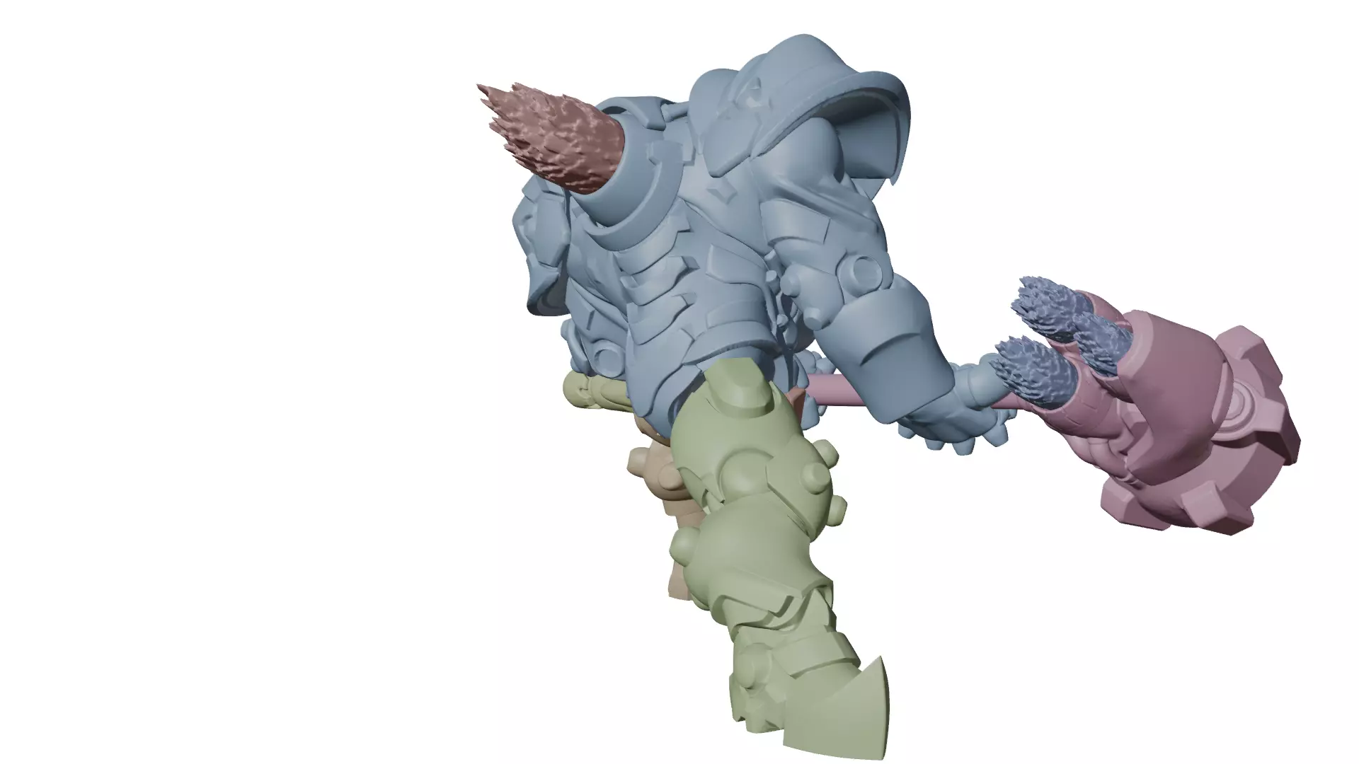 Overwatch - Reinhardt 3D print model_11