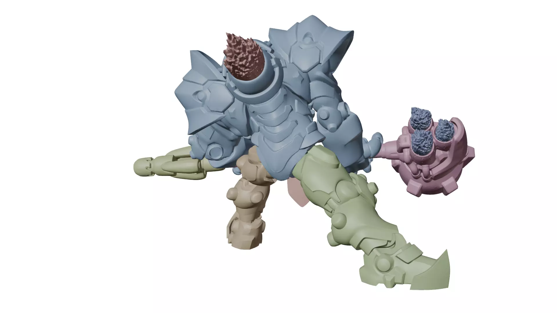 Overwatch - Reinhardt 3D print model_12