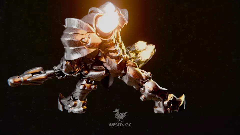 Overwatch - Reinhardt 3D print model_4