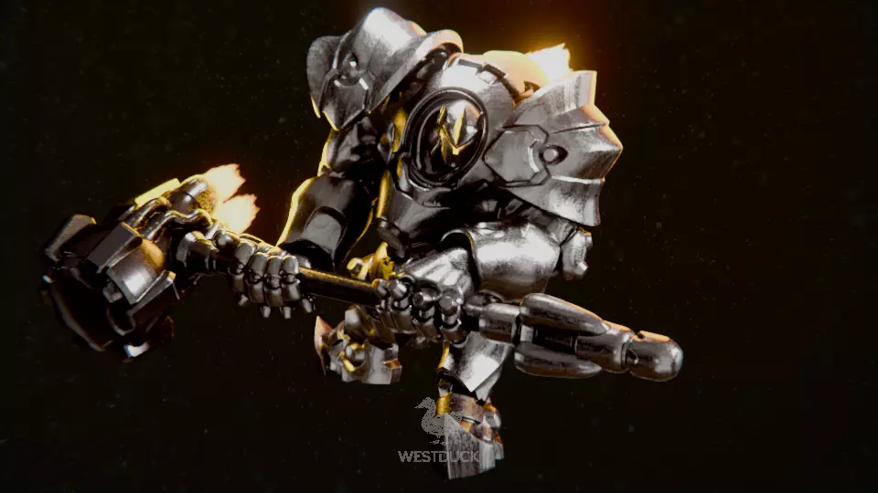 Overwatch - Reinhardt 3D print model_6