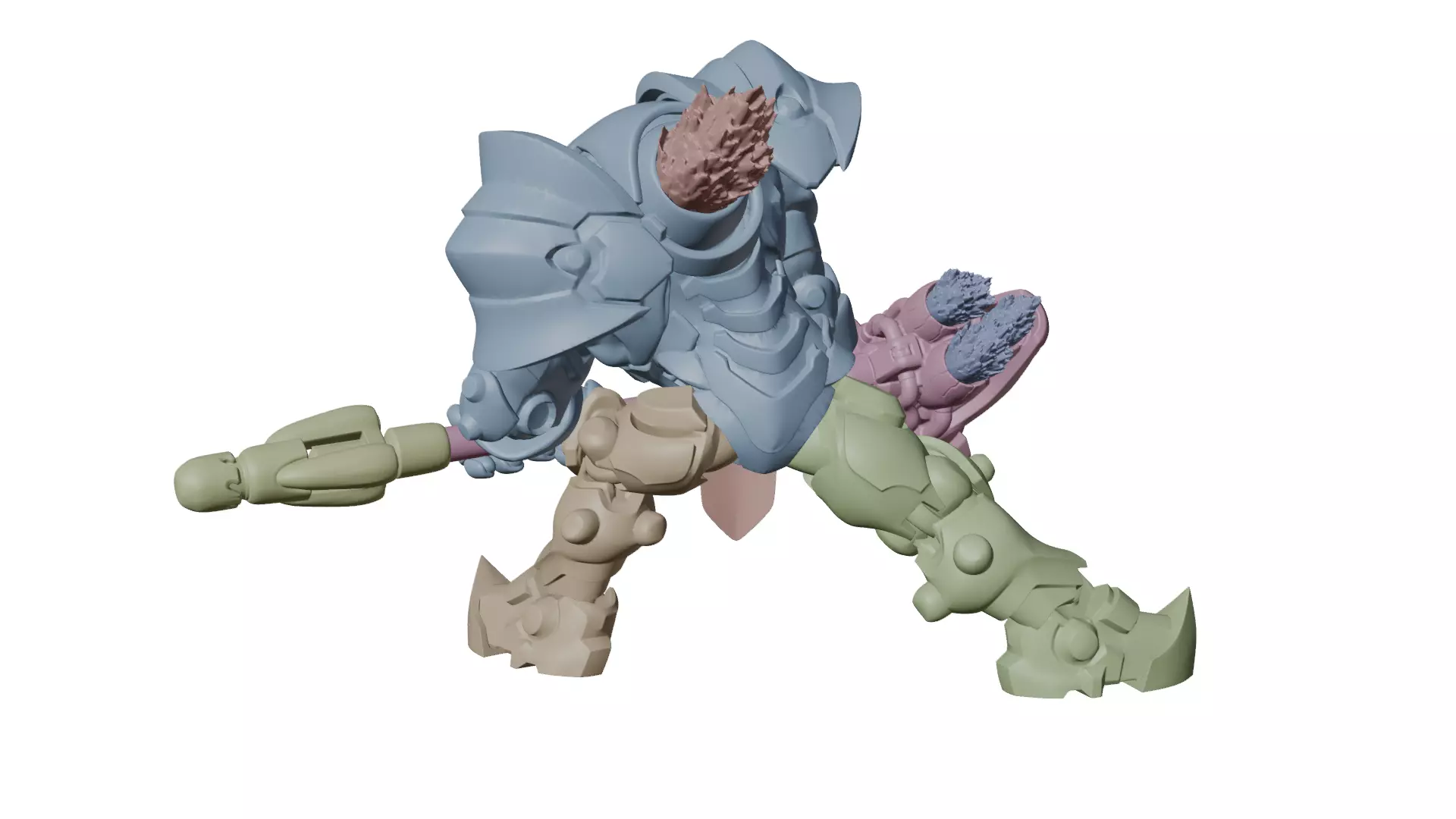 Overwatch - Reinhardt 3D print model_13