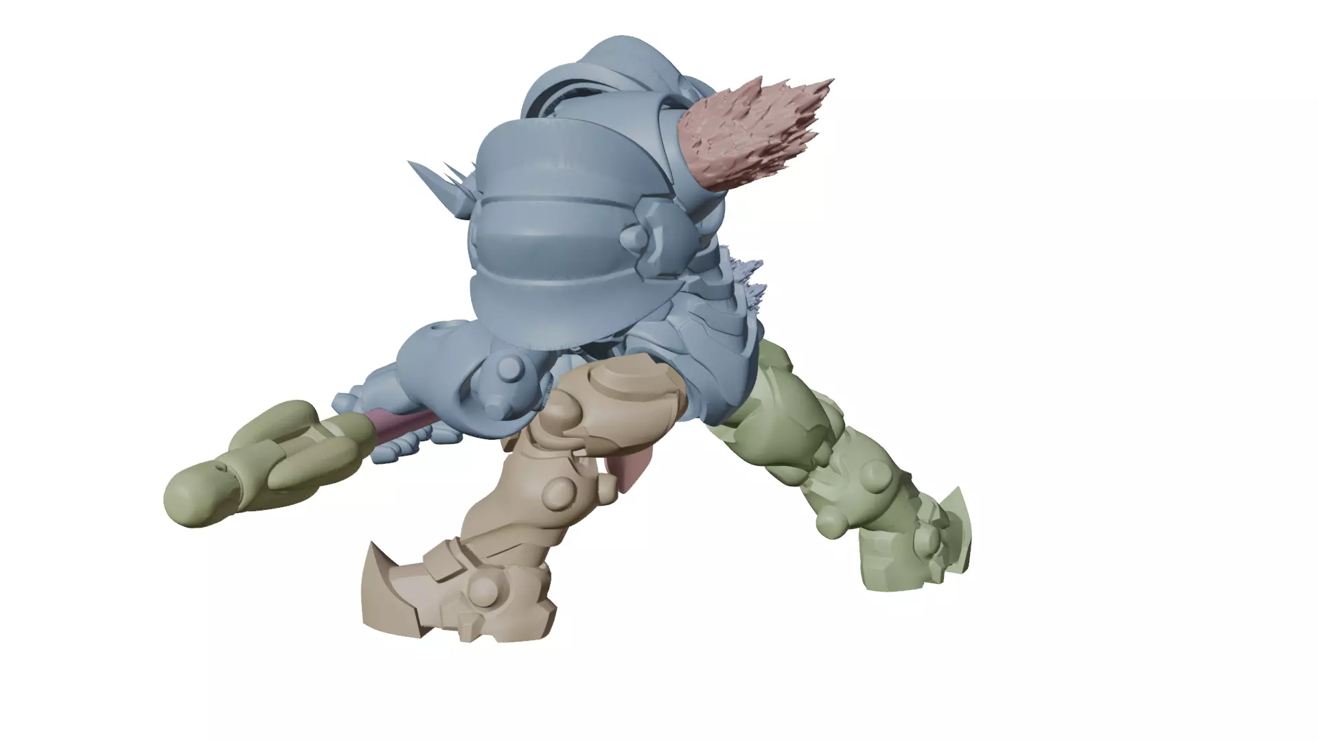 Overwatch - Reinhardt 3D print model_14