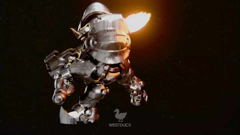 Overwatch - Reinhardt 3D print model_5