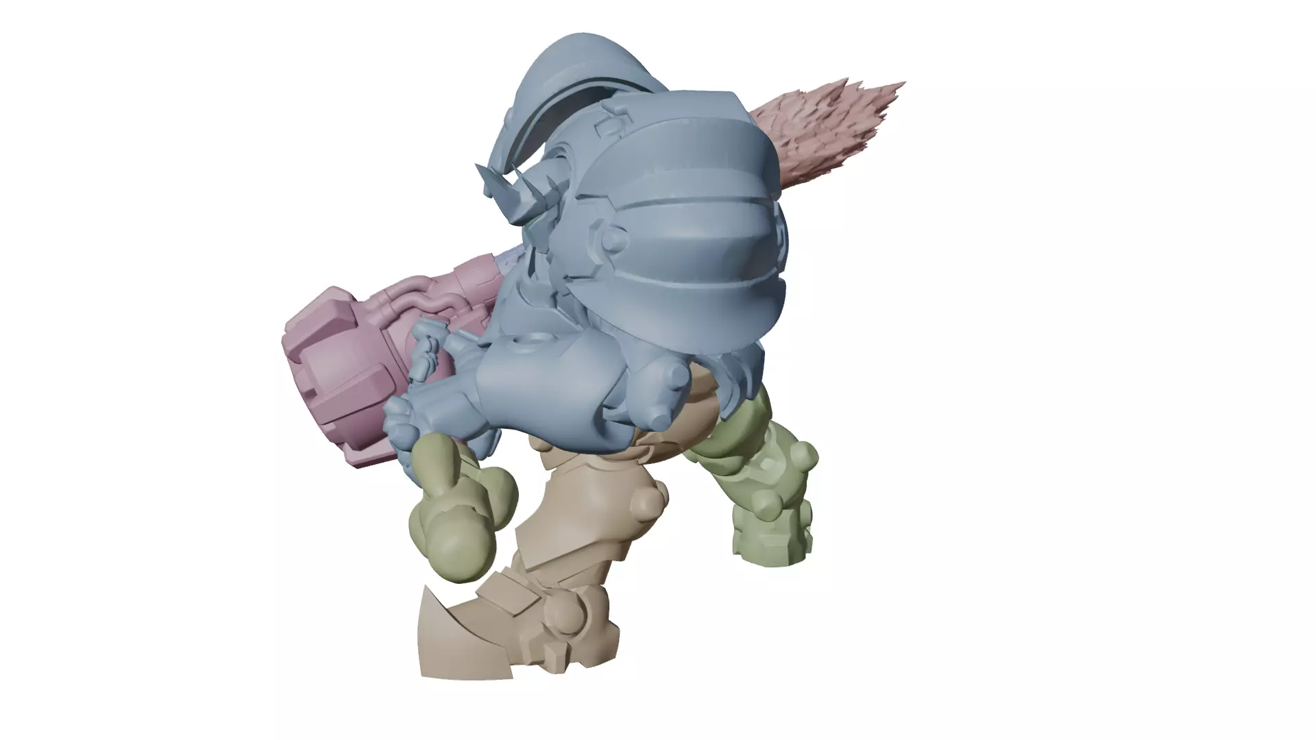 Overwatch - Reinhardt 3D print model_15