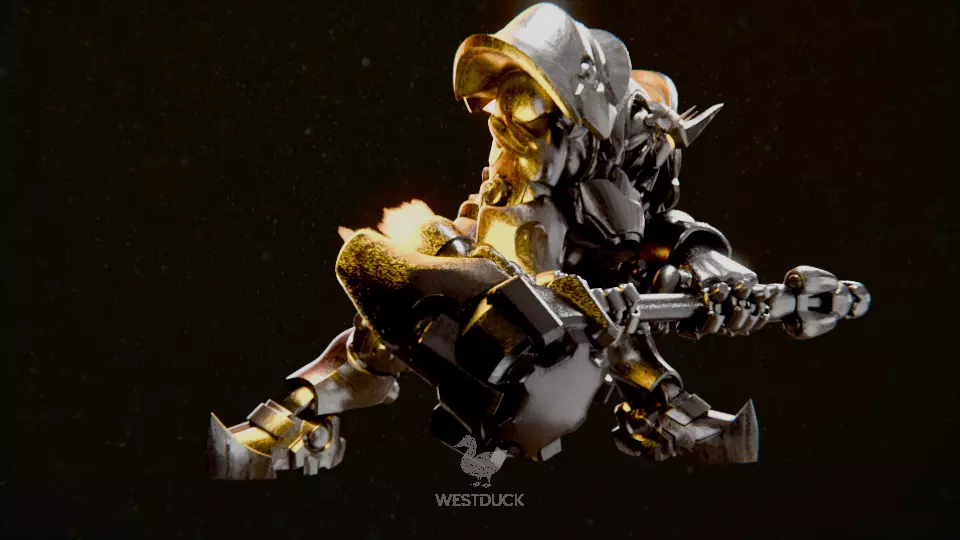 Overwatch - Reinhardt 3D print model_1
