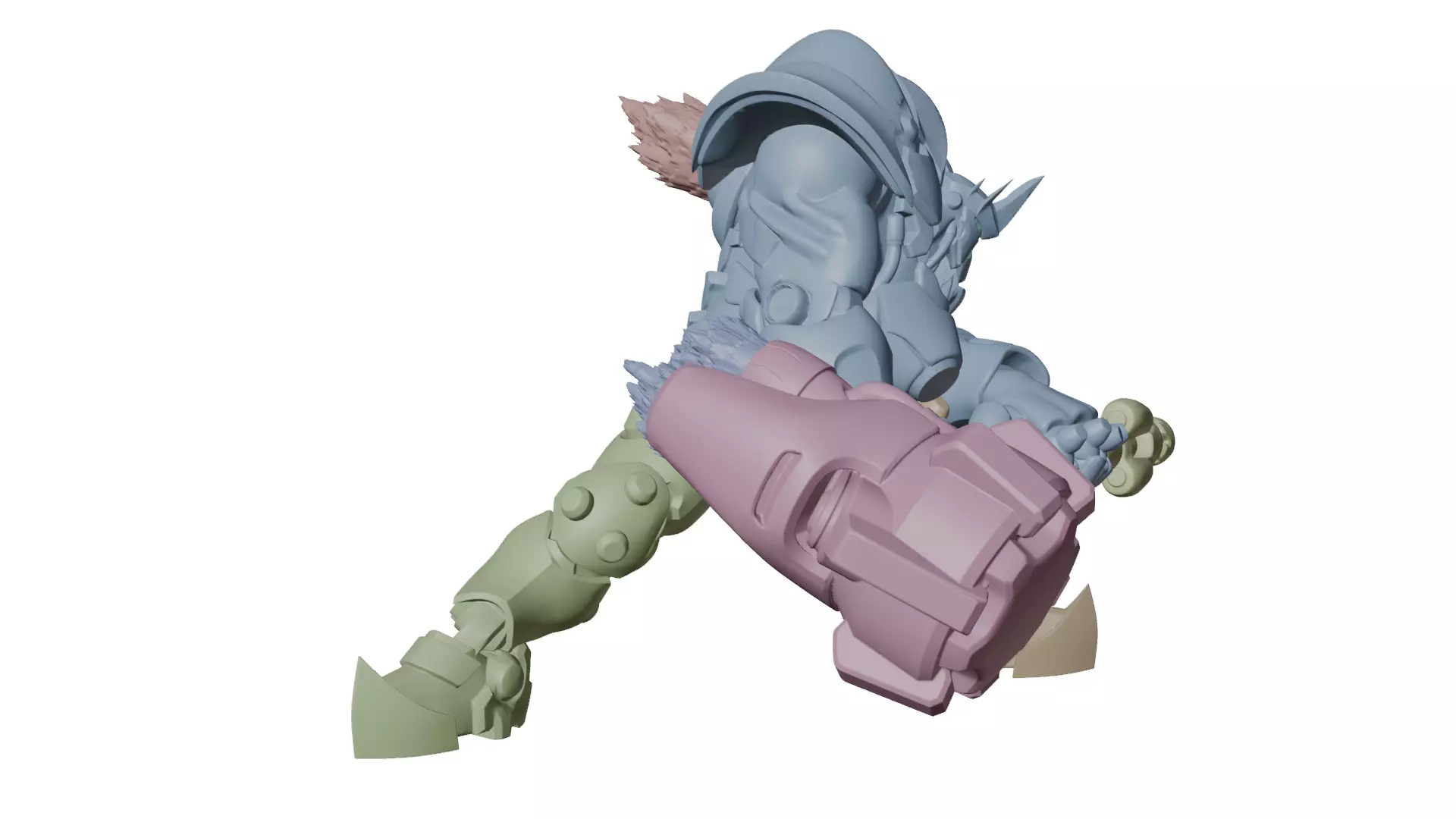 Overwatch - Reinhardt 3D print model_9