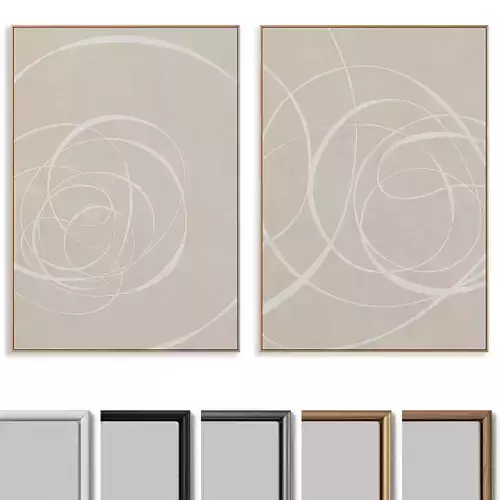 Abstract Painting Frame set