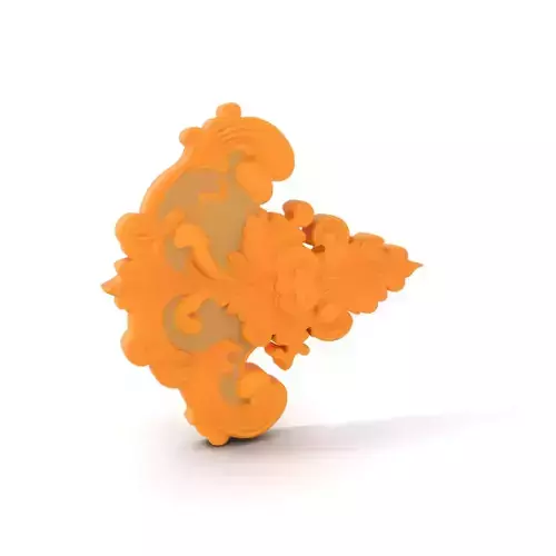 Ornate Gold Scrollwork model pack