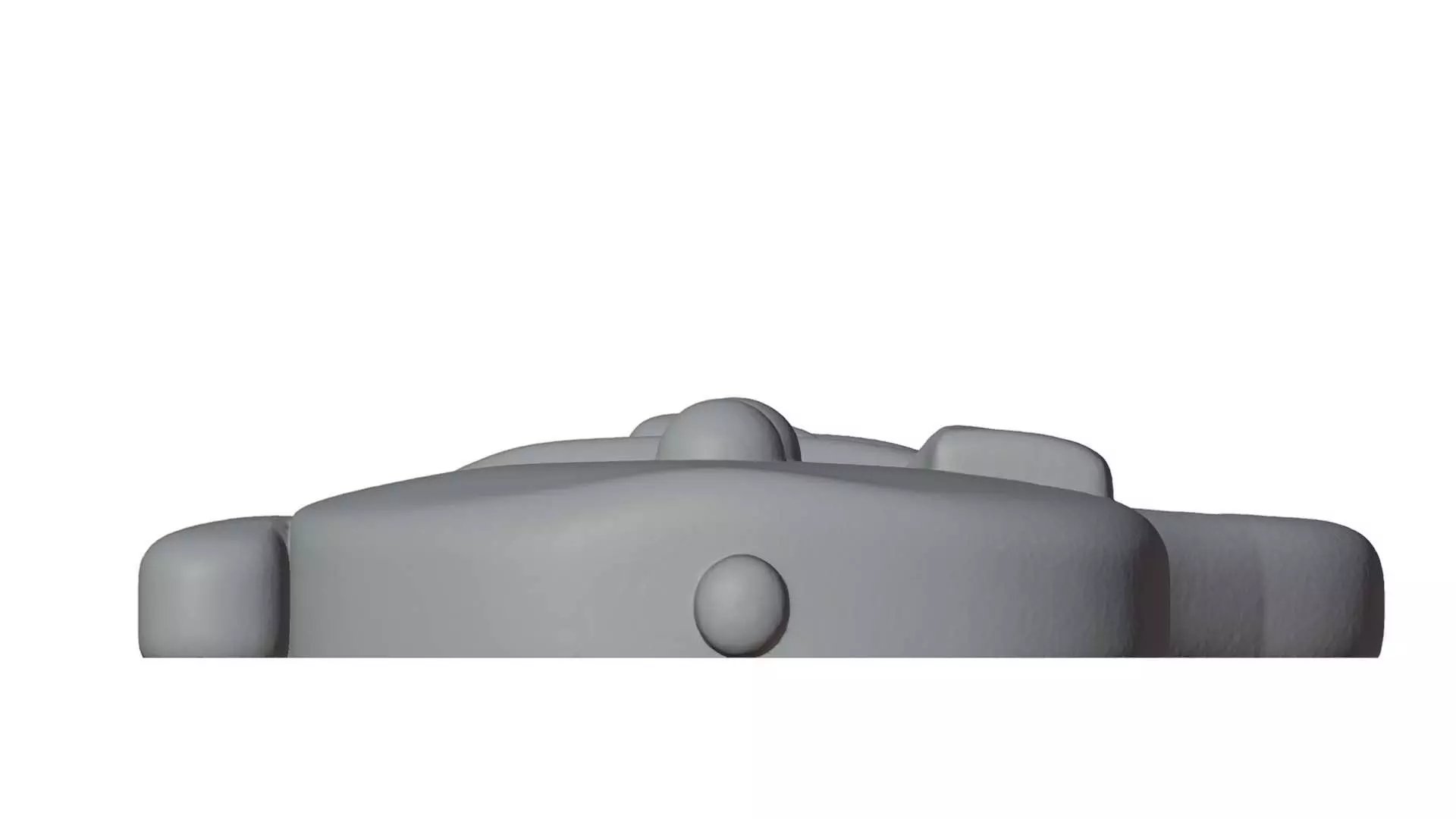 Snow man cake topper 3D Print Ready 3D print model_1