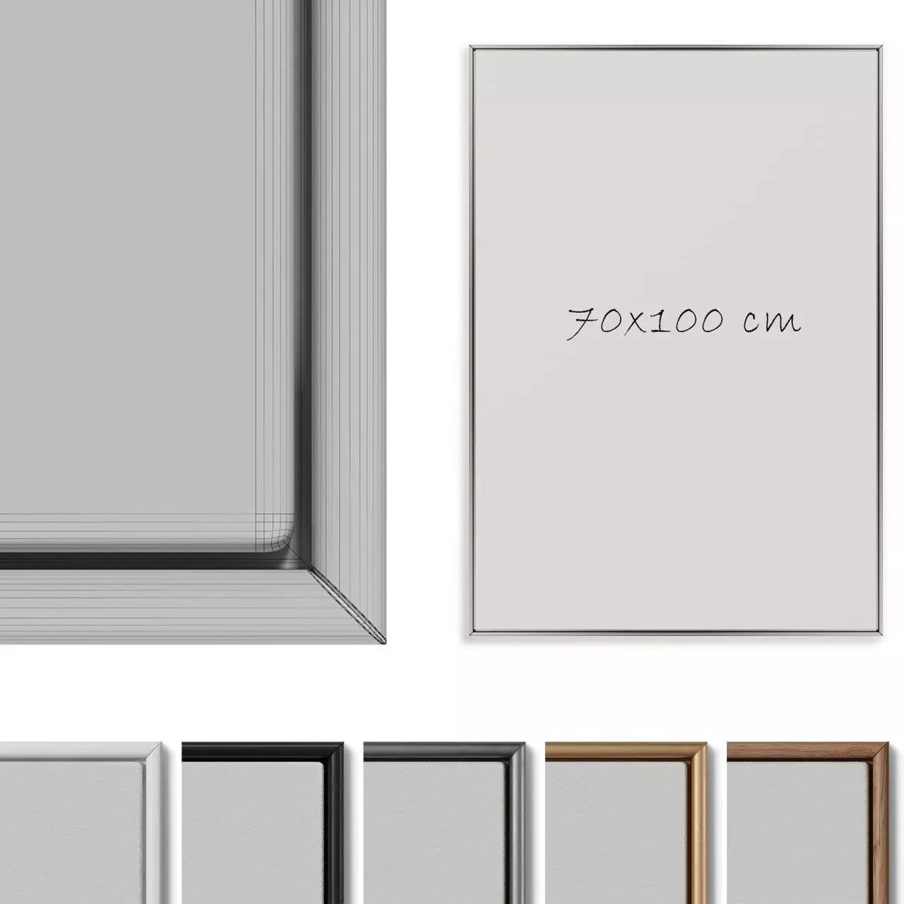 Abstract Painting Frame set 3D model_1