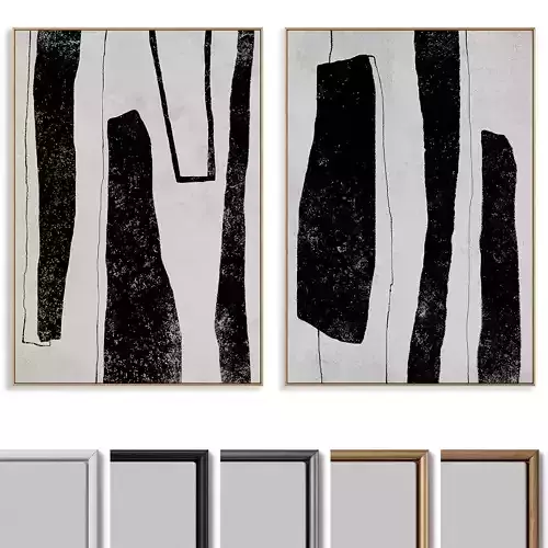 Abstract Painting Frame set