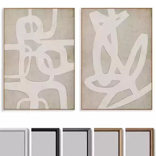 Abstract Painting Frame set