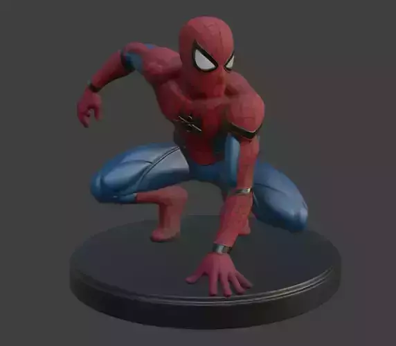 Spider man 3d model for 3d print